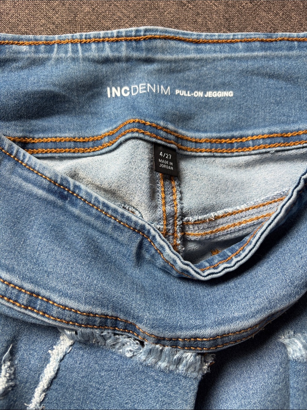INC Denim Light Blue Pull-On Jeggings — Women's Stretch Waist